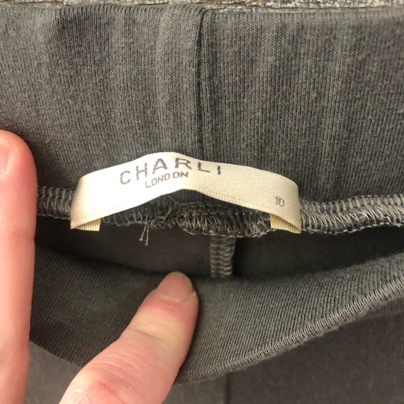 Charlie London grey wide leg lightweight pants - Picture 3 of 4